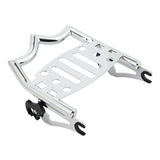 TCMT Black/Chrome Luggage Rack Fit For Harley Touring '09-'25 - TCMT