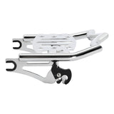 TCMT Black/Chrome Luggage Rack Fit For Harley Touring '09-'25 - TCMT