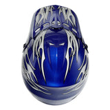 TCMT Blue Flame Youth Kids DOT Motocross Off-Road Helmet - TCMT