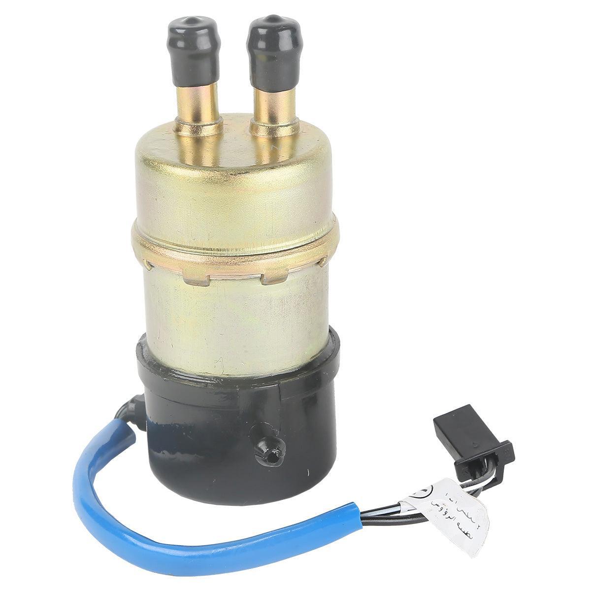 Electric Fuel Pump For Honda Kawasaki KTM Suzuki Yamaha Carbureted Bikes - 10MM Outlets