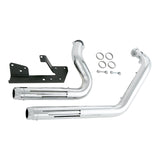 TCMT Chrome Exhaust Mufflers Pipes Fit For Harley Sportster 883 XL883 '04-'13 - TCMT