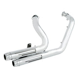 TCMT Chrome Exhaust Mufflers Pipes Fit For Harley Sportster 883 XL883 '04-'13 - TCMT