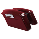 TCMT Deep Red Hard Saddlebags Fit For Harley Touring '94-'13