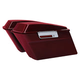 TCMT Deep Red Hard Saddlebags Fit For Harley Touring '94-'13 - TCMT