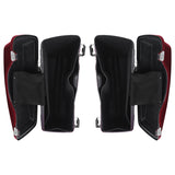 TCMT Deep Red Hard Saddlebags Fit For Harley Touring '94-'13 - TCMT