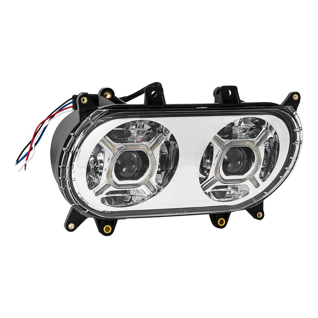 TCMT Dual LED Headlight Assembly Projector For Harley Road Glide 2015-2020 - TCMTMOTOR