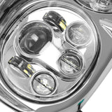 TCMT DOT Dual LED Headlight Assembly Projector Fit For Harley Road Glide '98-'13 - TCMT