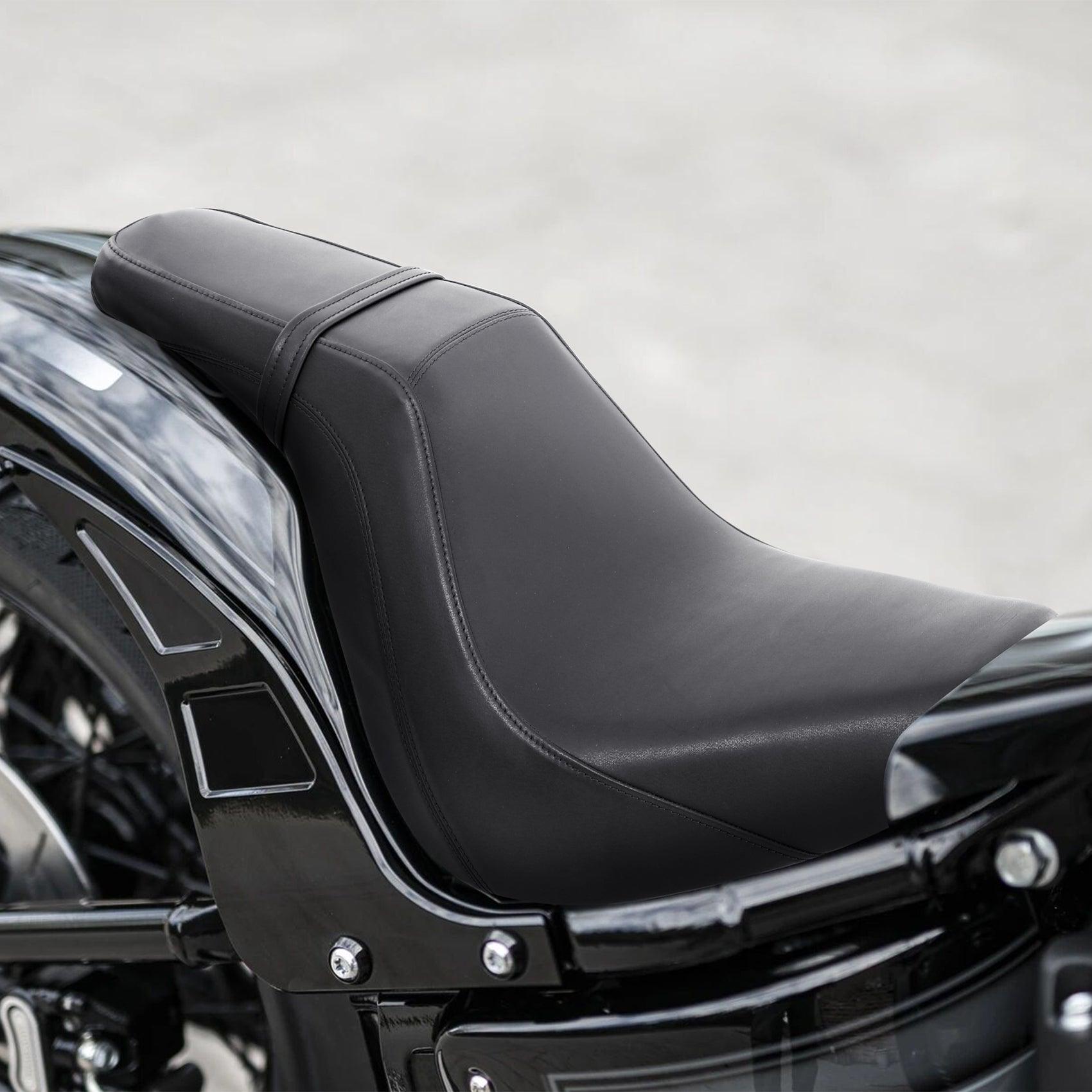 TCMT Driver Passenger Seat Fit For Harley Softail Heritage Classic Deluxe  Slim Street Bob '18-later