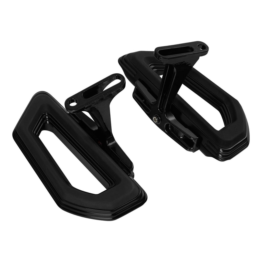 TCMT Black Floorboard Kit For Harley Touring & Street Glide 1986-2024 – Driver Front Boards
