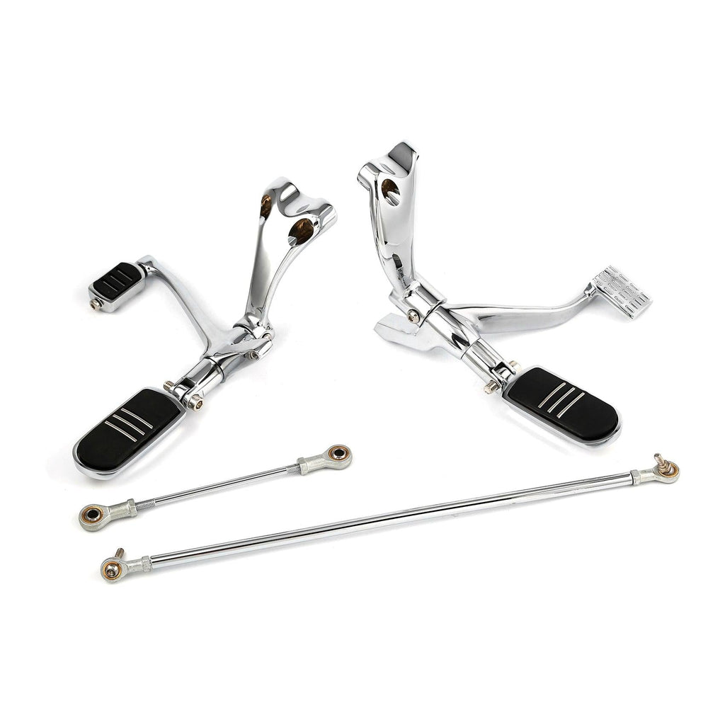 TCMT Forward Control Footpegs Levers Linkages For Harley Sportster XL 883 XL1200 Iron - TCMTMOTOR