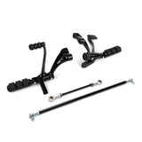 TCMT Forward Controls Footpegs Levers Linkages Fit For Harley Sportster XL 883 1200 2004-2013 - TCMT