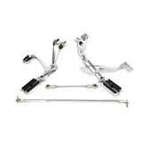 TCMT Forward Controls Footpegs Levers Linkages Fit For Harley Sportster XL 883 1200 2004-2013 - TCMT