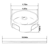 TCMT Front Axle Cap Nut Covers Set Fit for Harley Touring Softail '18-'22 - TCMT