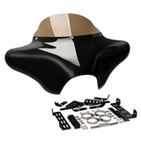 TCMT Front Batwing Outer Fairing with Windshield Mounting Brackets Hardwares Fit For Harley - TCMT