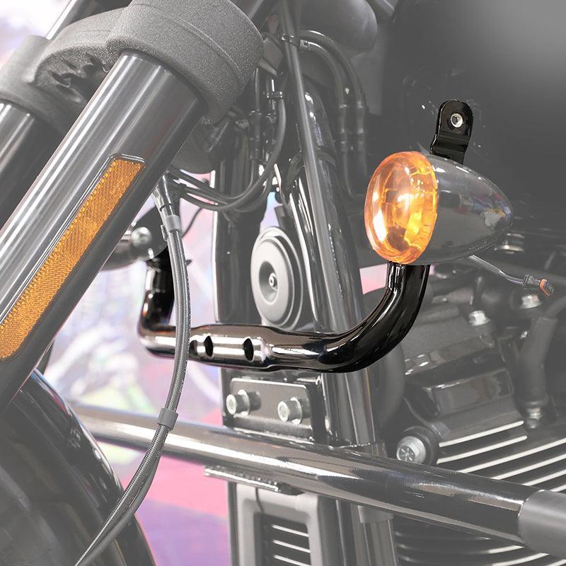 Fairing Support Bracket Kit For Harley Low Rider ST (FXLRST) 2022-2024 - Vivid Black