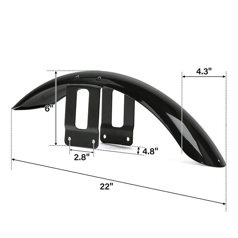 TCMT Front Fender Mudguard Fit For Harley Sportster XL883 XL1200