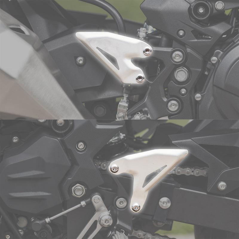 TCMT Front Foot Peg Heel Plate Bracket Fit For Kawasaki Ninja 400