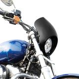 TCMT Front Headlight Fairing Mask Fit For Harley Sportster XL 1200 XL883L Dyna '73-'23 - TCMT