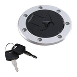 TCMT Fuel Gas Tank Cap Cover Lock Key Fit For Kawasaki ZX-6R ZX-7R ZXR-250 ZX1100