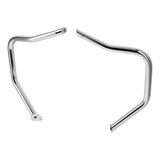 TCMT Gloss Black/Chrome Engine Guard Crash Bar Fit For Indian '20-'26 - TCMT