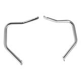 TCMT Gloss Black/Chrome Engine Guard Crash Bar Fit For Indian '20-'26 - TCMT