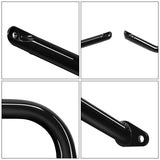TCMT Gloss Black/Chrome Engine Guard Crash Bar Fit For Indian '20-'26 - TCMT