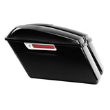 TCMT Hard Saddlebags 6"x9" Speaker Lids Fit For Harley Touring 2014-2022 Glossy Black - TCMTMOTOR