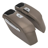 TCMT Hard Saddlebags 6.5" Audio Lid Fit For Indian - TCMT