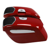 TCMT Hard Saddlebags 6.5" Audio Lid Fit For Indian - TCMT