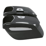 TCMT Hard Saddlebags 6.5" Audio Lid Fit For Indian - TCMT