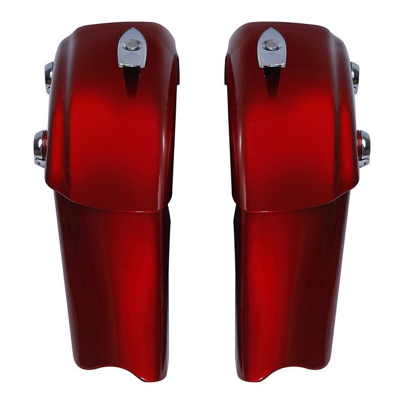 TCMT Hard Saddlebags w/ Electronic Latch Audio Lid Fit For Indian