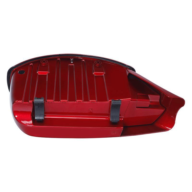 TCMT Hard Saddlebags w/ Electronic Latch Audio Lid Fit For Indian