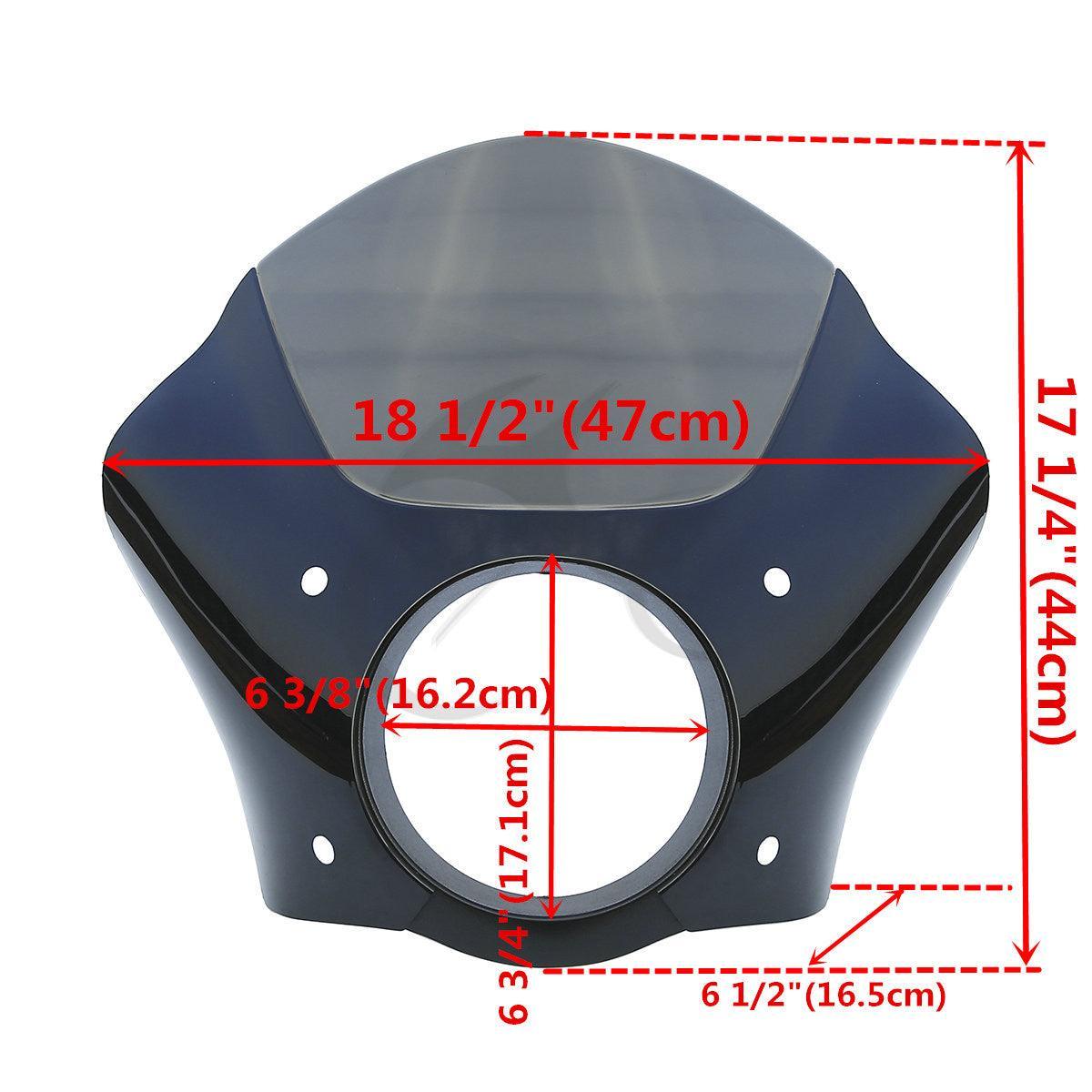 TCMT Headlight Fairing Mask Fits For Harley Sportster XL 883 '86