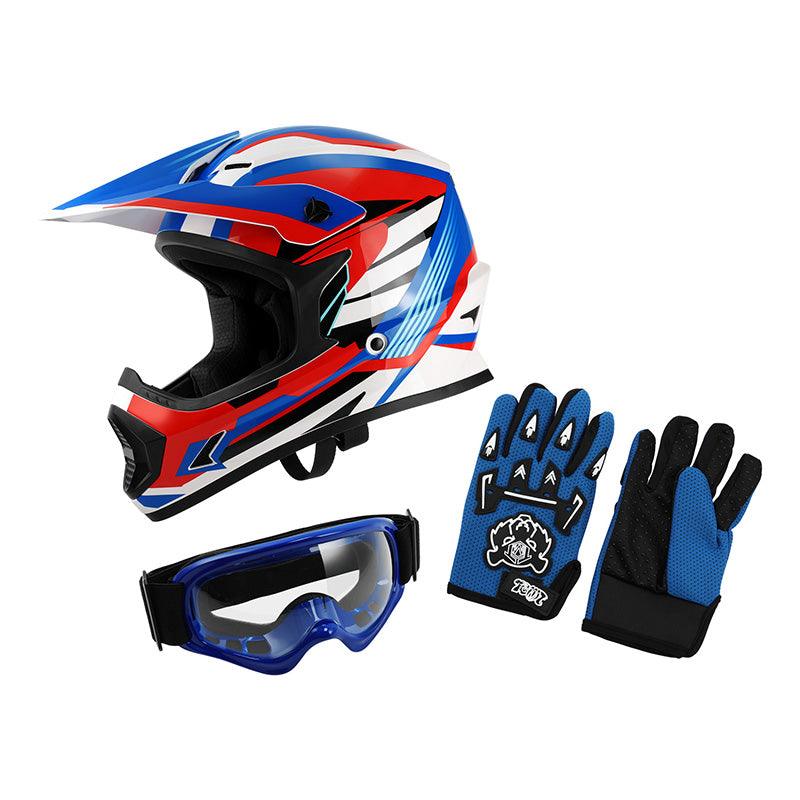 KnightA『2022Summer』 TCMT Hurricane Knight DOT Youth Full Face Helmet