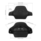 TCMT King/Chopped Trunk Backrest Fit For Harley Touring '14-'25 - TCMT