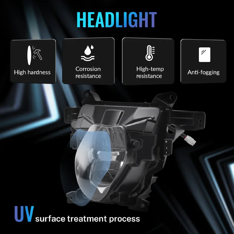 TCMT LED Front Headlight Light Lamp Assembly Fit For Suzuki