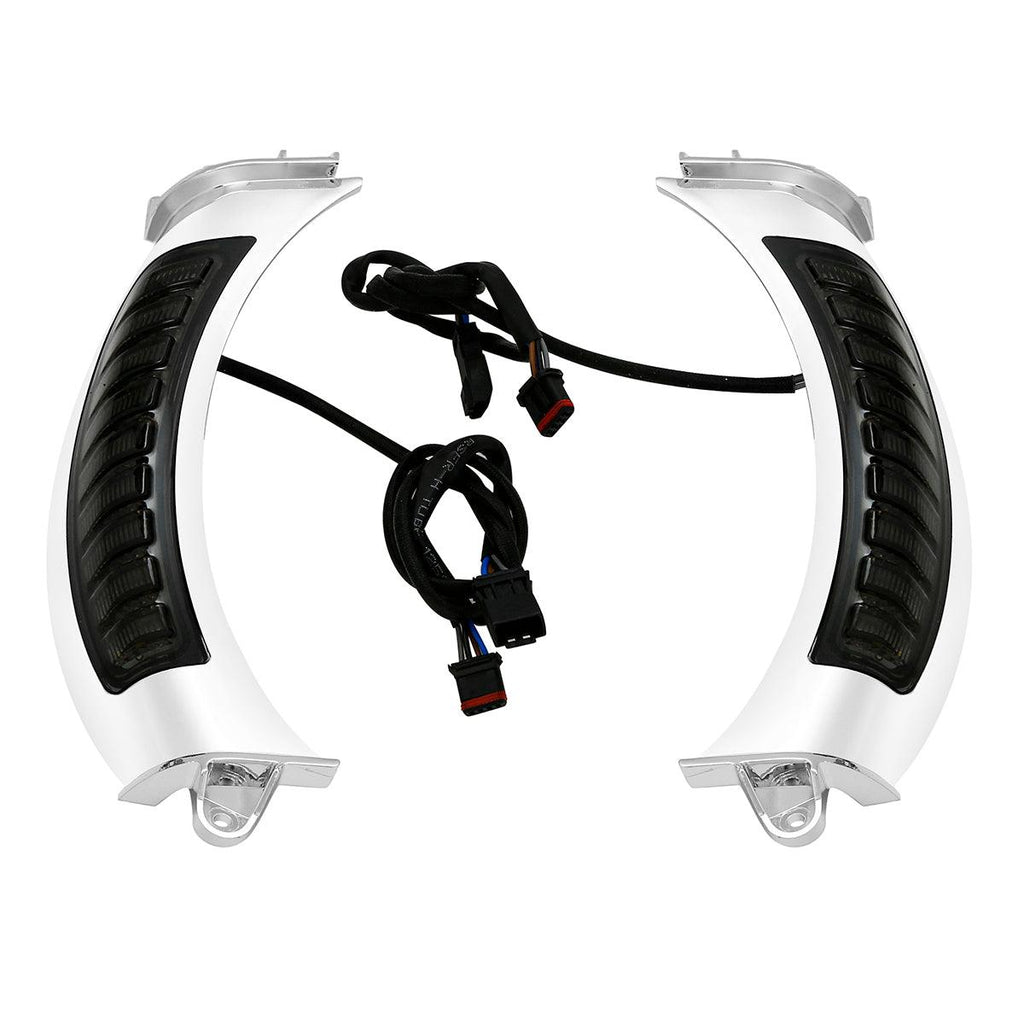 TCMT LED Side Marker Turn Signals Light Dual LED Headlight Assembly Projector For Harley Road Glide FLTR 2015-2019 - TCMTMOTOR