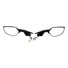 TCMT LED Turn Signal Integrated Rear View Side Mirrors Fit For KAWASAK
