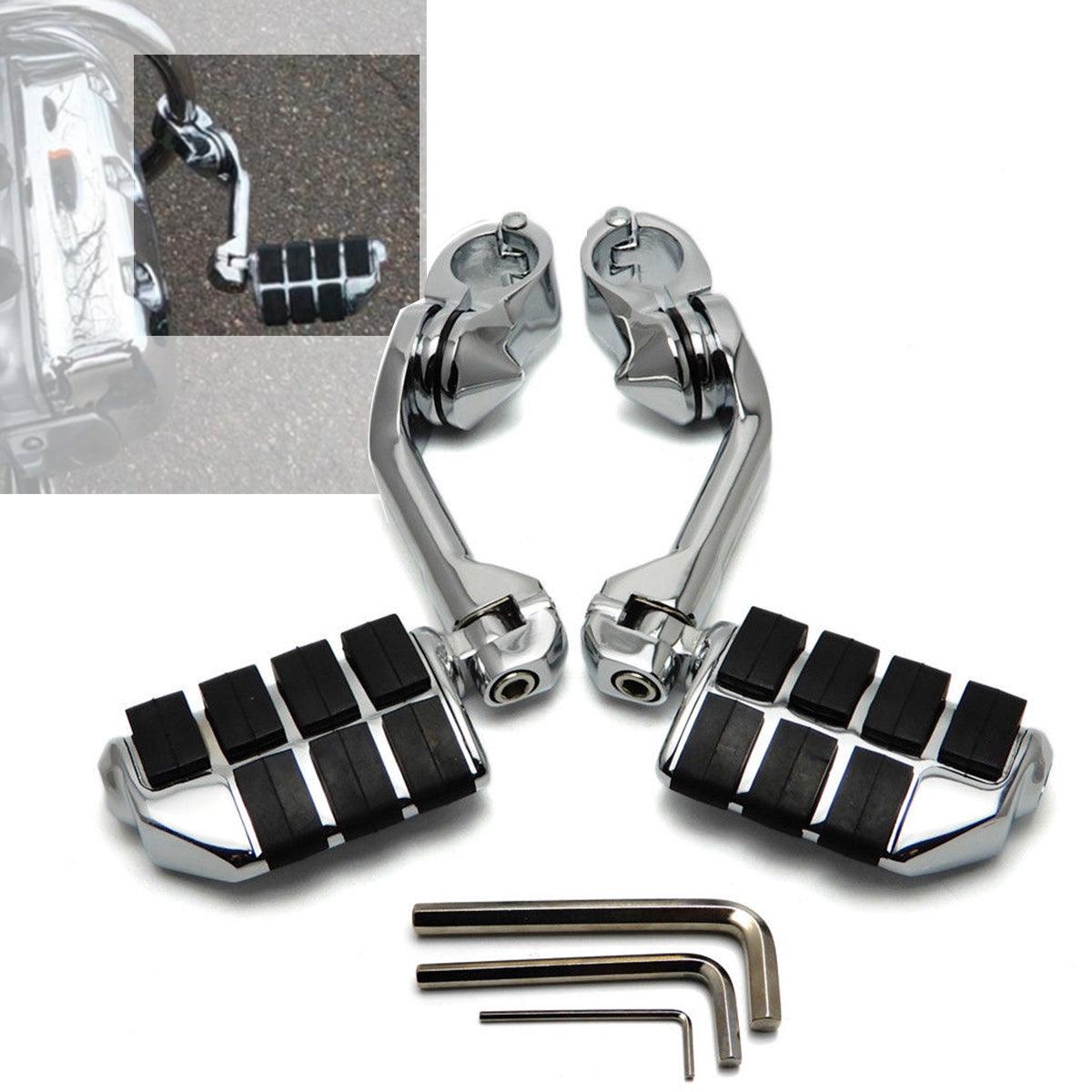 TCMT Long Highway Foot Pegs Fit For Harley 1-1/4