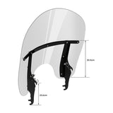 TCMT Low Windscreen Windshield Fit For Harley Softail '00-'17 - TCMT