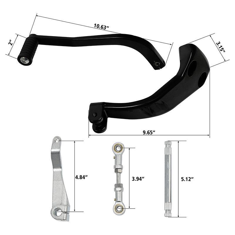 TCMT Mid Controls Shift Side Set Fit For Harley Fat Bob Sport Glide FL