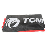 TCMT Motorcycle Cover Waterproof Rain Dust UV Protector Heat Insulation Black Red - TCMT