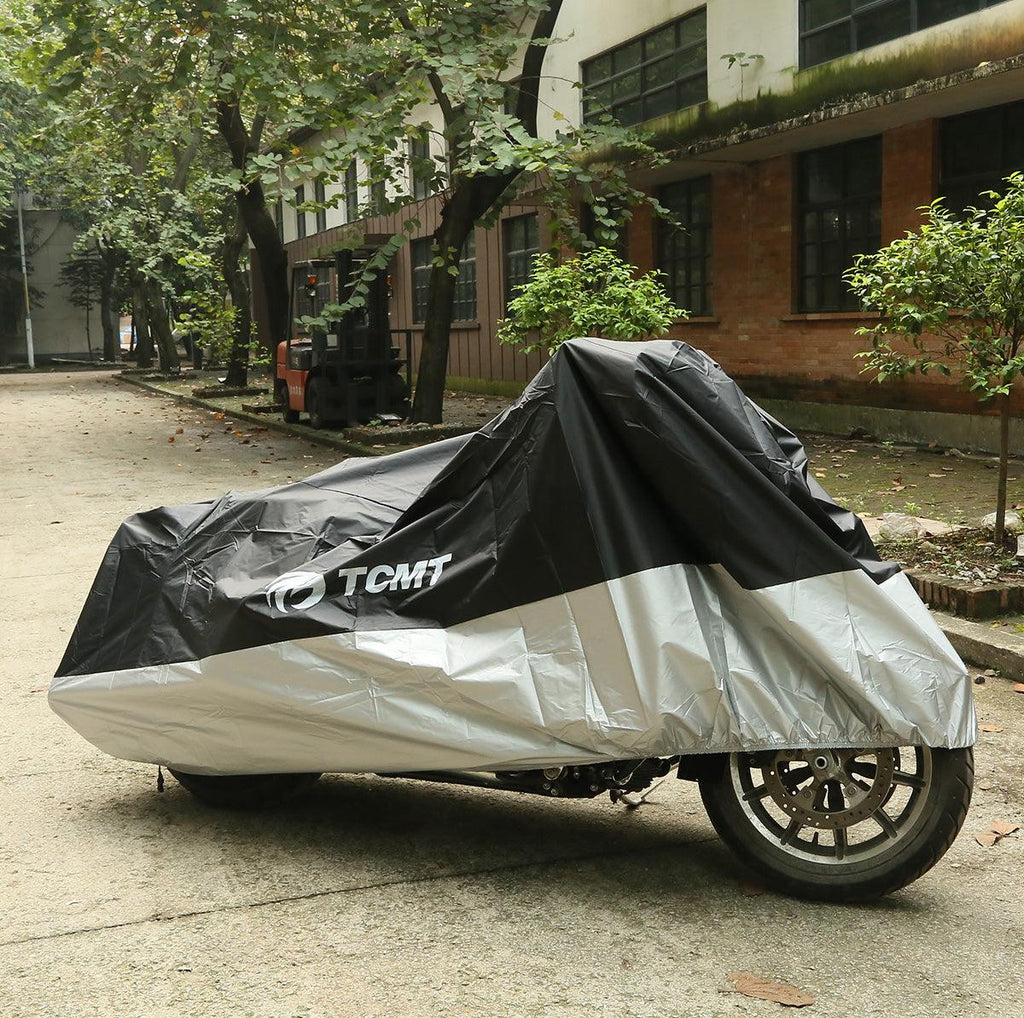 TCMT Motorcycle Cover Waterproof Rain Dust UV Protector Heat