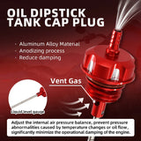 TCMT Oil Dipstick Tank Cap Plug Fit For Harley Touring '17-'24 Softail '18-'21 - TCMT