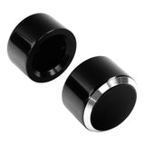 TCMT Pair Front Axle Nut Covers Bolt Fit For Harley Touring & Softail - TCMT