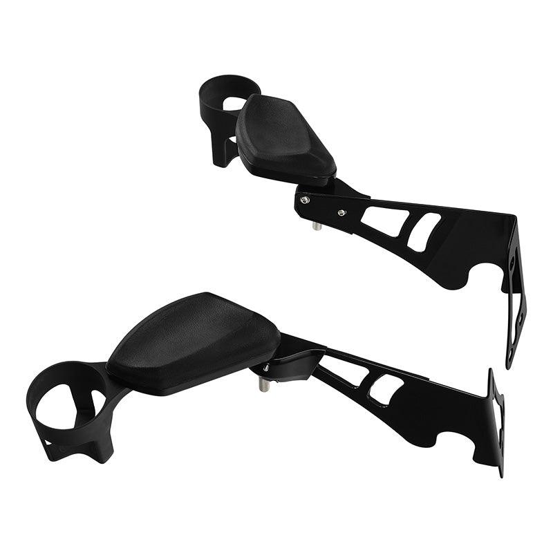 Tour Pack Arm Rests TCMT Passenger Arm Rests & Adjustable Drink Holders Fit For Harley ...