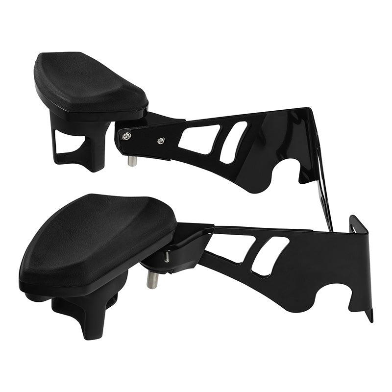 Tour Pack Arm Rests TCMT Passenger Arm Rests & Adjustable Drink Holders Fit For Harley ...