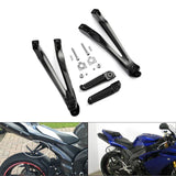 TCMT Passenger Foot Pegs Footrest Bracket Set Fit For Yamaha YZF R1 '04-'08