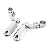 TCMT Pegstreamliner 1-1/4" 32mm Long / Short Angled Mount Highway Footpegs Engine Guard Pegs Fit For Harley - TCMT