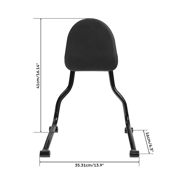 TCMT Rear Passenger Backrest Sissy Bar Fit For BMW R18 '20-'24